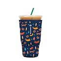 Sok It JavaSok Iced Coffee &amp; Cold Soda Insulated Neoprene Cup Sleeve (Hot Dawgs, XLarge: 38-42oz)