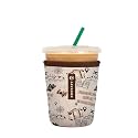 Sok It JavaSok Iced Coffee &amp; Cold Soda Insulated Neoprene Cup Sleeve (The Scenic Route, Small: 16-20oz)