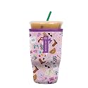 Sok It JavaSok Iced Coffee &amp; Cold Soda Insulated Neoprene Cup Sleeve (On Tour, Large: 30-32oz)