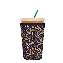 Sok It JavaSok Iced Coffee & Cold Soda Insulated Neoprene Cup Sleeve (Celestial Slither, Medium: 22-28oz)