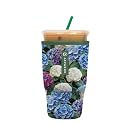 Sok It JavaSok Iced Coffee &amp; Cold Soda Insulated Neoprene Cup Sleeve (Hydrangea Garden, Large: 30-32oz)