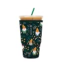 Sok It JavaSok Iced Coffee &amp; Cold Soda Insulated Neoprene Cup Sleeve (Rollin' with my Gnomies, XLarge: 38-42oz)