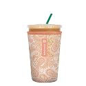 Sok It JavaSok Iced Coffee &amp; Cold Soda Insulated Neoprene Cup Sleeve (Paisley Dreams, Medium: 22-28oz)