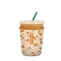 Sok It JavaSok Iced Coffee &amp; Cold Soda Insulated Neoprene Cup Sleeve (Too Corgi to Function, Small: 16-20oz)