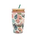 Sok It JavaSok Iced Coffee &amp; Cold Soda Insulated Neoprene Cup Sleeve (Hidden Treasures, Large: 30-32oz)