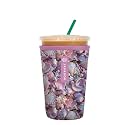 Sok It JavaSok Iced Coffee &amp; Cold Soda Insulated Neoprene Cup Sleeve (Shimmering Shores, Medium: 22-28oz)