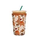 Sok It JavaSok Iced Coffee &amp; Cold Soda Insulated Neoprene Cup Sleeve (Just a Fall Girlie, Small: 16-20oz)