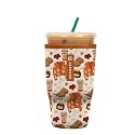 Sok It JavaSok Iced Coffee &amp; Cold Soda Insulated Neoprene Cup Sleeve (Just a Fall Girlie, Large: 30-32oz)