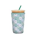 Sok It JavaSok Iced Coffee &amp; Cold Soda Insulated Neoprene Cup Sleeve (Coquette Charm, Medium: 22-28oz)