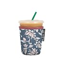 Sok It JavaSok Iced Coffee &amp; Cold Soda Insulated Neoprene Cup Sleeve (Reyn Spooner Kia Orana, Small: 16-20oz)