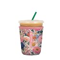 Sok It JavaSok Iced Coffee &amp; Cold Soda Insulated Neoprene Cup Sleeve (Garden Gossip, Medium: 22-28oz)