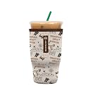 Sok It JavaSok Iced Coffee &amp; Cold Soda Insulated Neoprene Cup Sleeve (The Scenic Route, Large: 30-32oz)