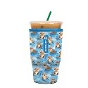 Sok It JavaSok Iced Coffee &amp; Cold Soda Insulated Neoprene Cup Sleeve (Otterly Adorable, Large: 30-32oz)