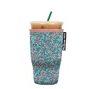 Sok It JavaSok Iced Coffee &amp; Cold Soda Insulated Neoprene Cup Sleeve (Reyn Spooner Wild Flowers, Large: 30-32oz)