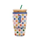 Sok It JavaSok Iced Coffee &amp; Cold Soda Insulated Neoprene Cup Sleeve (Dot Dot Dot, Large: 30-32oz)