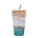Sok It JavaSok Iced Coffee &amp; Cold Soda Insulated Neoprene Cup Sleeve (Ay, Bay Bay!, XLarge: 38-42oz)