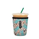 Sok It JavaSok Iced Coffee &amp; Cold Soda Insulated Neoprene Cup Sleeve (Hanging With My Peeps, Small: 16-20oz)
