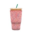 Sok It JavaSok Iced Coffee &amp; Cold Soda Insulated Neoprene Cup Sleeve (Blushing Blooms, XLarge: 38-42oz)