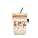 Sok It JavaSok Iced Coffee &amp; Cold Soda Insulated Neoprene Cup Sleeve (Spooky Season, Small: 16-20oz)