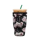 Sok It JavaSok Iced Coffee & Cold Soda Insulated Neoprene Cup Sleeve (Bloom at Night, Large: 30-32oz)