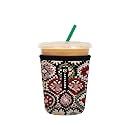 Sok It JavaSok Iced Coffee &amp; Cold Soda Insulated Neoprene Cup Sleeve (Close Knit, Small: 16-20oz)