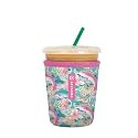Sok It JavaSok Iced Coffee &amp; Cold Soda Insulated Neoprene Cup Sleeve (Dolphin Cove, Small: 16-20oz)