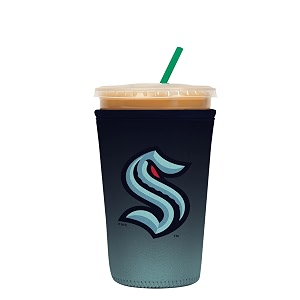 sok it javasok nhl hockey iced coffee amp cold soda insulated neoprene cup sleeve seattle kraken medium 22-28oz