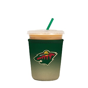 sok it javasok nhl hockey iced coffee amp cold soda insulated neoprene cup sleeve minnesota wild small 16-20oz