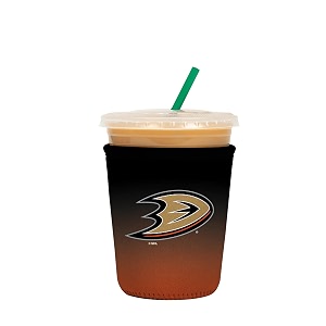 sok it javasok nhl hockey iced coffee amp cold soda insulated neoprene cup sleeve anaheim mighty ducks small 16-20oz