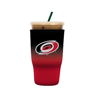 sok it javasok nhl hockey iced coffee amp cold soda insulated neoprene cup sleeve carolina hurricanes large 30-32oz