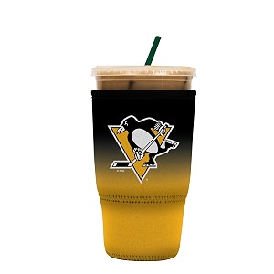 sok it javasok nhl hockey iced coffee amp cold soda insulated neoprene cup sleeve pittsburgh penguins large 30-32oz