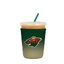 Sok It JavaSok NHL Hockey Iced Coffee &amp; Cold Soda Insulated Neoprene Cup Sleeve (Minnesota Wild, Small: 16-20oz)