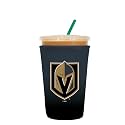 Sok It JavaSok NHL Hockey Iced Coffee &amp; Cold Soda Insulated Neoprene Cup Sleeve (Vegas Golden Knights, Medium: 22-28oz)