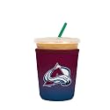 Sok It JavaSok NHL Hockey Iced Coffee &amp; Cold Soda Insulated Neoprene Cup Sleeve (Colorado Avalanche, Small: 16-20oz)