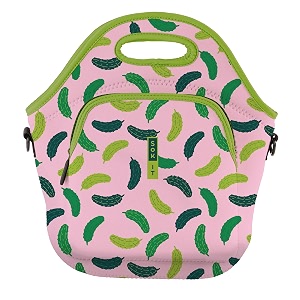 sok it lunch tote zippered bag insulated neoprene caddy pickle me pink x-large 65 quart lunch tote