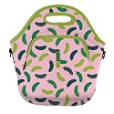 Sok It Lunch Tote Zippered Bag Insulated Neoprene Caddy (Pickle Me Pink, X-Large 6.5 Quart Lunch Tote)