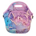 Sok It Lunch Tote Zippered Bag Insulated Neoprene Caddy (Aurora Era, X-Large 6.5 Quart Lunch Tote)