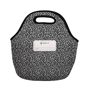 sok it lunchtote zippered bag insulated neoprene caddy compose yourself large 45 quart lunch tote