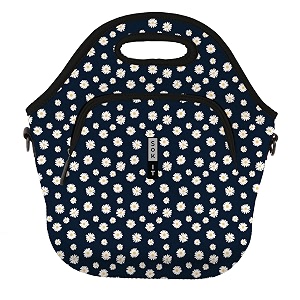 sok it lunchtote zippered bag insulated neoprene caddy daisy chain x-large 65 quart lunch tote
