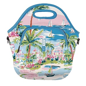 sok it lunchtote zippered bag insulated neoprene caddy beachside bliss x-large 65 quart lunch tote
