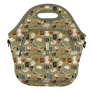 sok it lunchtote zippered bag insulated neoprene caddy book club x-large 65 quart lunch tote