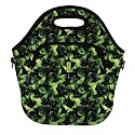 Sok It LunchTote Zippered Bag Insulated Neoprene Caddy (Born to Fly, X-Large 6.5 Quart Lunch Tote)