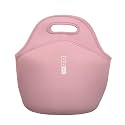 Sok It LunchTote Zippered Bag Insulated Neoprene Caddy (Millennial Pink, Large 4.5 Quart Lunch Tote)