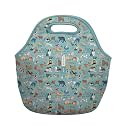 Sok It LunchTote Zippered Bag Insulated Neoprene Caddy (Dog Days Forever, Large 4.5 Quart Lunch Tote)