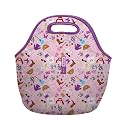 Sok It LunchTote Zippered Bag Insulated Neoprene Caddy (On Tour, Large 4.5 Quart Lunch Tote)