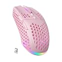 SOLAKAKA SM600 Wireless Gaming Mouse,Tri-Modes BT5.0/Type-C Wired/2.4G Wireless Mouse with 2 Side Buttons, Programmable Macro Gamer Mouse with RGB Light for Laptop/PC/Mac