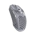 SOLAKAKA SM600 Wireless Wireless Gaming Mouse with Honeycomb Shell,Gray
