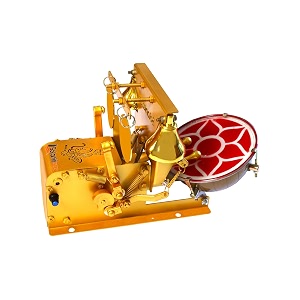 solankizzz fully automatic electric mini aarti machine with nagara 2 brass bells amp jalar  mandir aarti machine for home temple  basic model