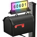 Solar Address Sign for Mailbox – RGBW Lighted Mailbox Numbers