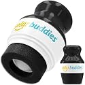 Solar Buddies Sunscreen Applicator – Full Black – Refillable Roll-on Sponge for Sunscreens &amp; Lotions – For Kids, Adults &amp; Families – Holds 3.4Fl Oz – Perfect for Travel